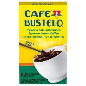 cafe bustelo coffee caffeine content