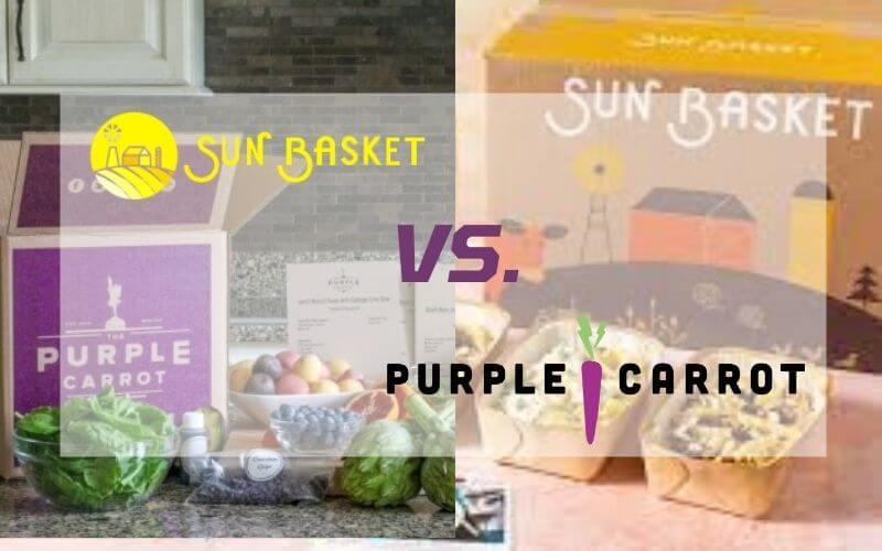 sun basket vs purple carrot