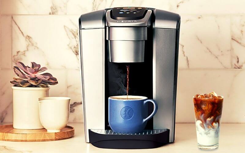 Silver keurig best sale coffee maker