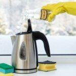 cleaning an electric kettle