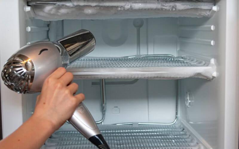 defrost a deep freezer