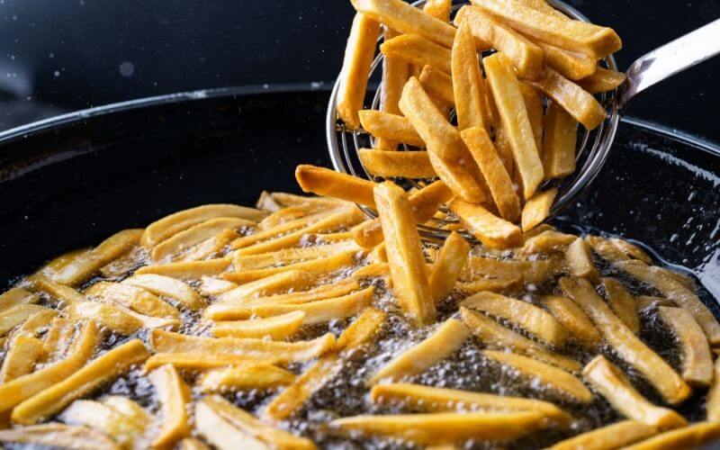 homemade potato fries