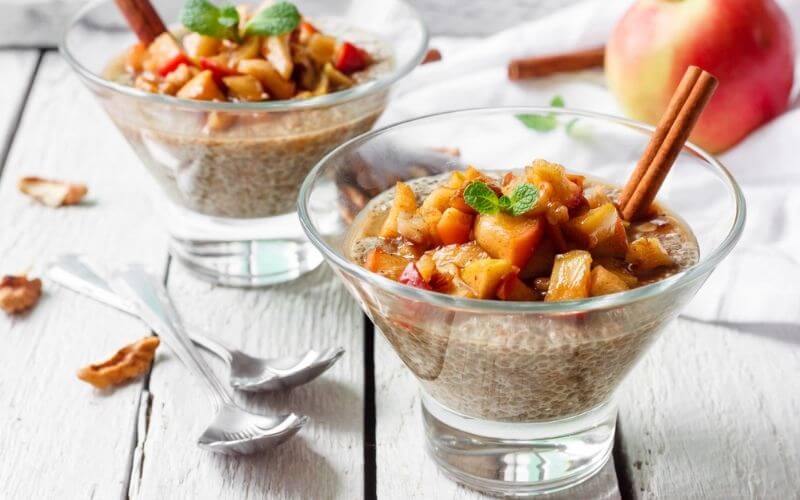 Apple Pie Chia Pudding