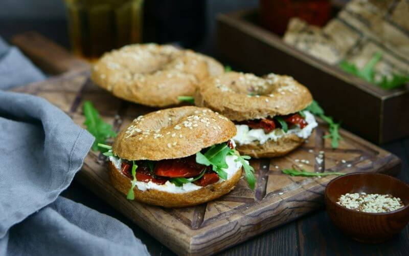 Vegan Bagel Sandwich