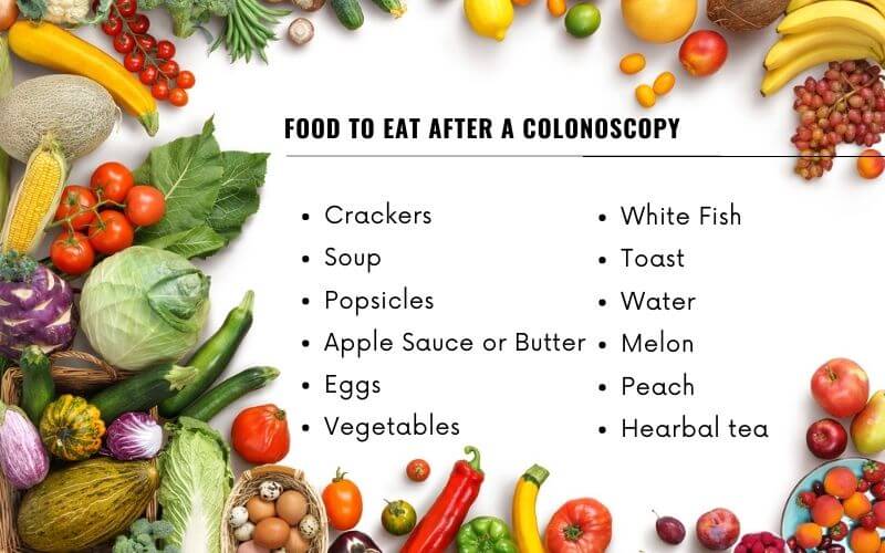 what to eat after colonoscopy