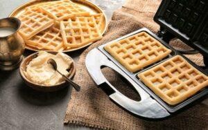 clean waffle iron grids