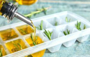 olive oil in refrigerator