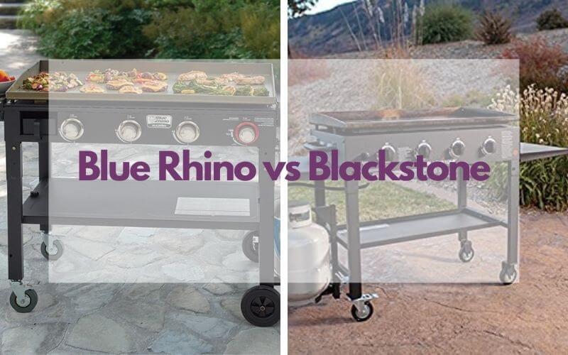 blue rhino griddle vs blackstone