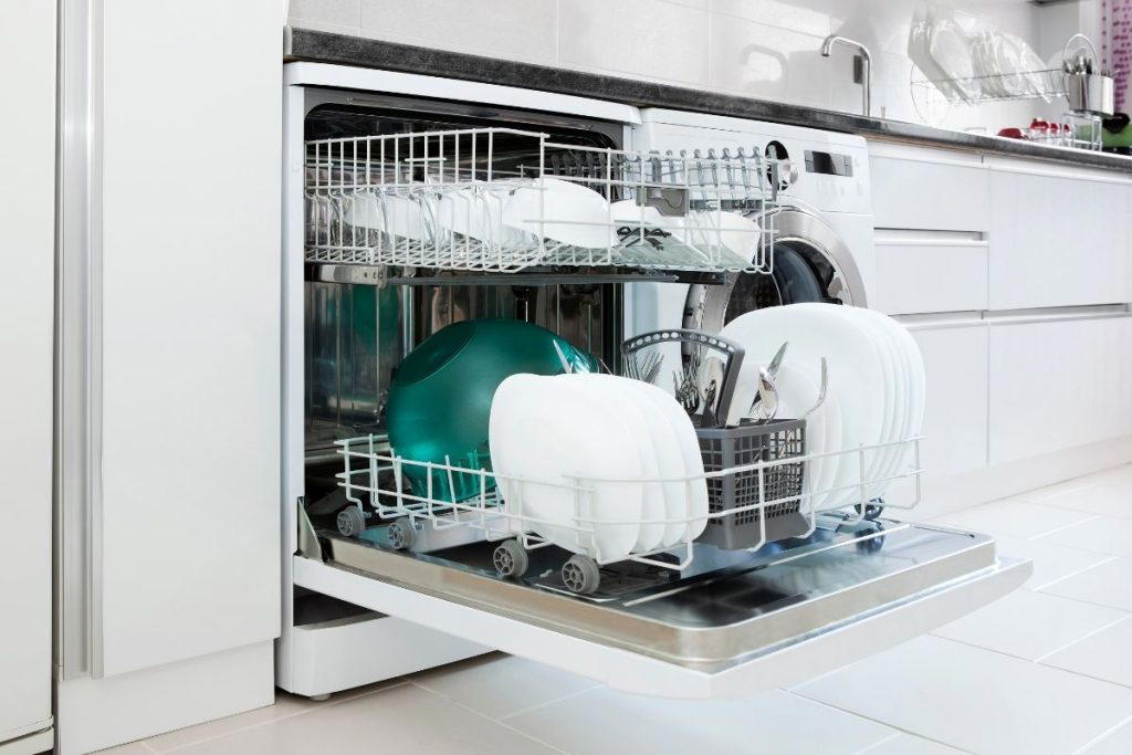 dishwasher water pooling