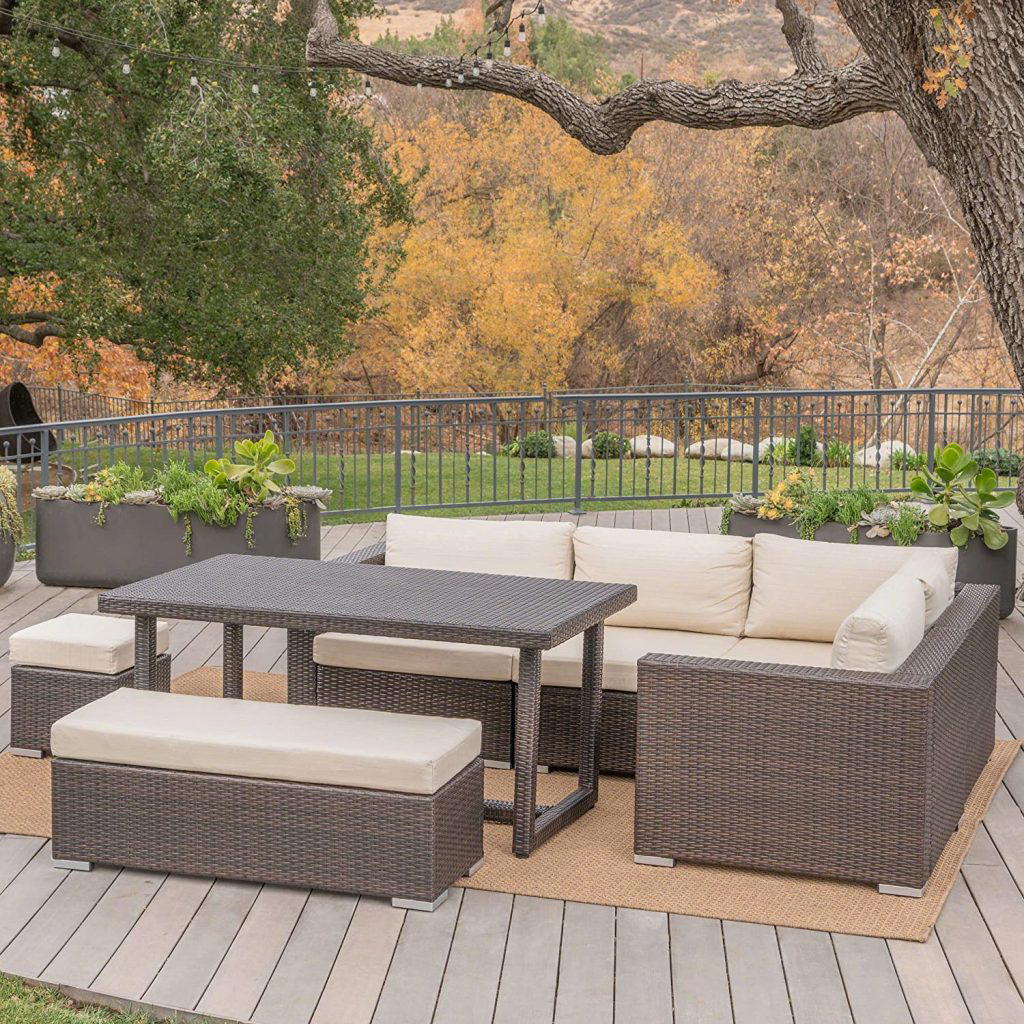 Christopher Knight Outdoor Sofa Set