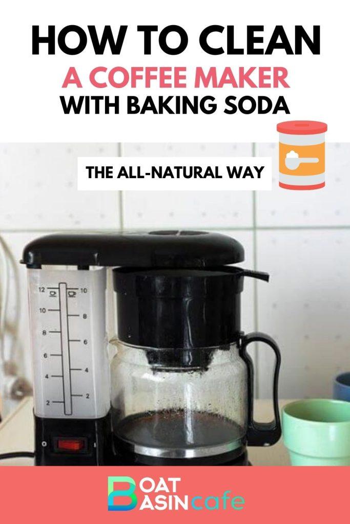 Cleaning your Coffee Maker with Baking Soda