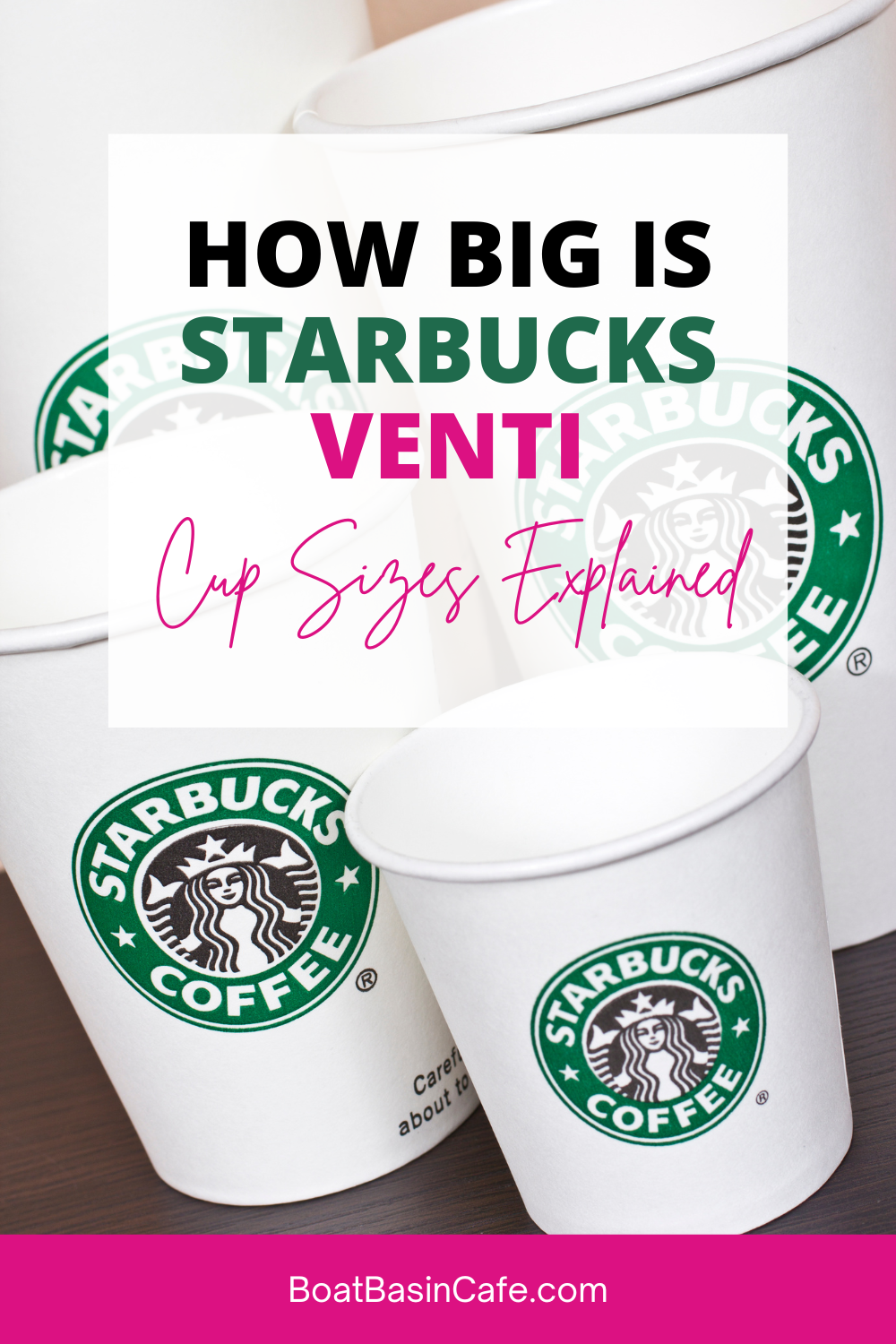How Big is Starbucks Venti: Starbucks Cup Sizes Explained