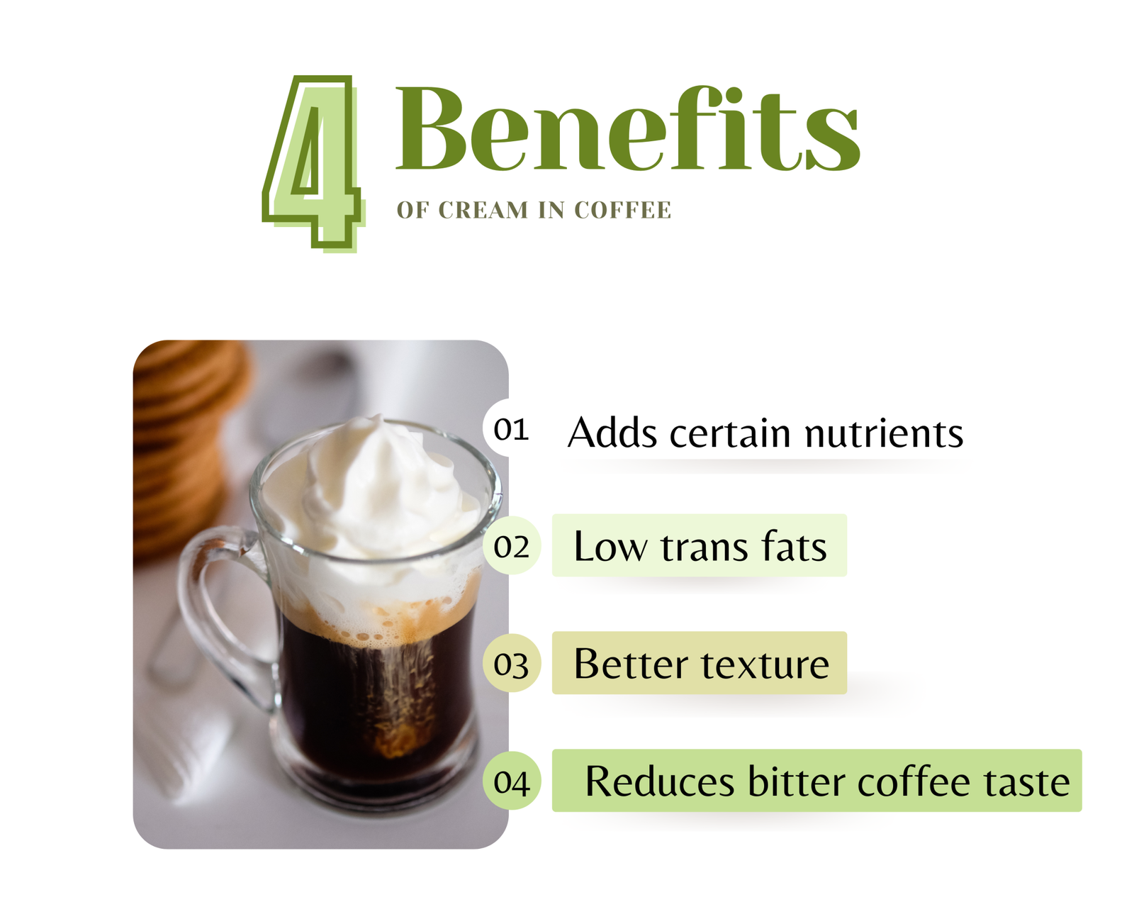 Calories In A Coffee With Cream Calories, Nutrition Information