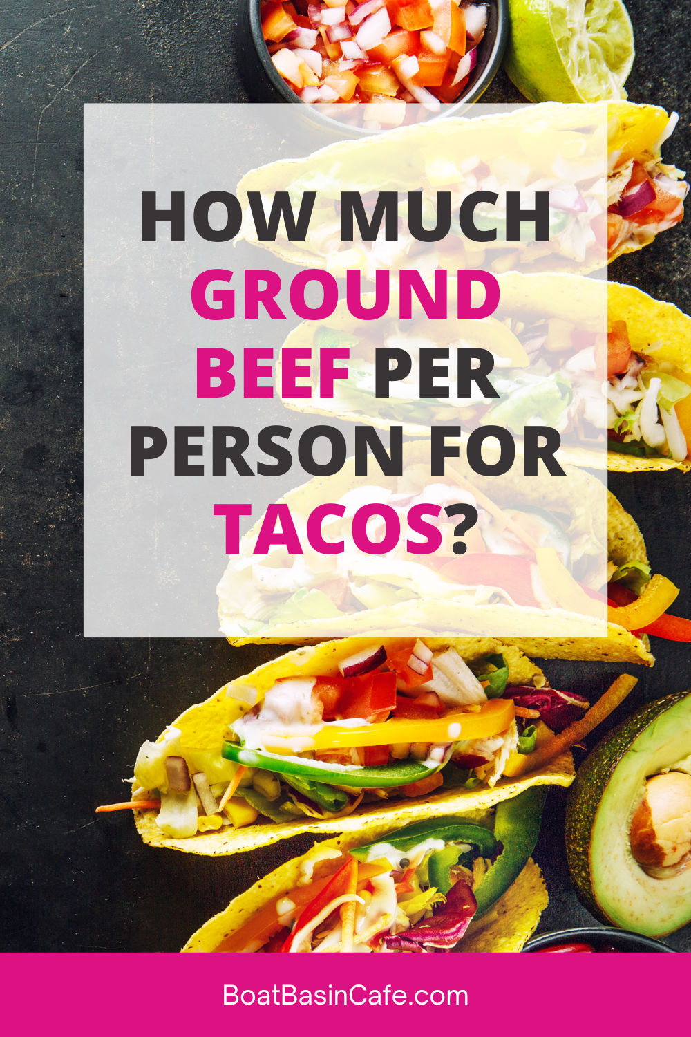 How Many Pounds of Ground Beef per Person for Tacos?