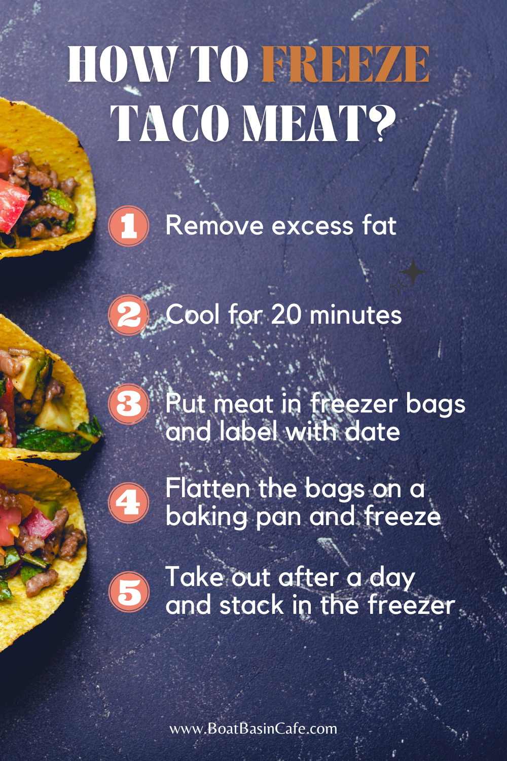 How To Freeze Taco Meat