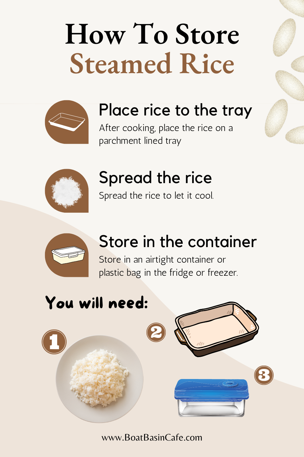 How To Store Steamed Rice