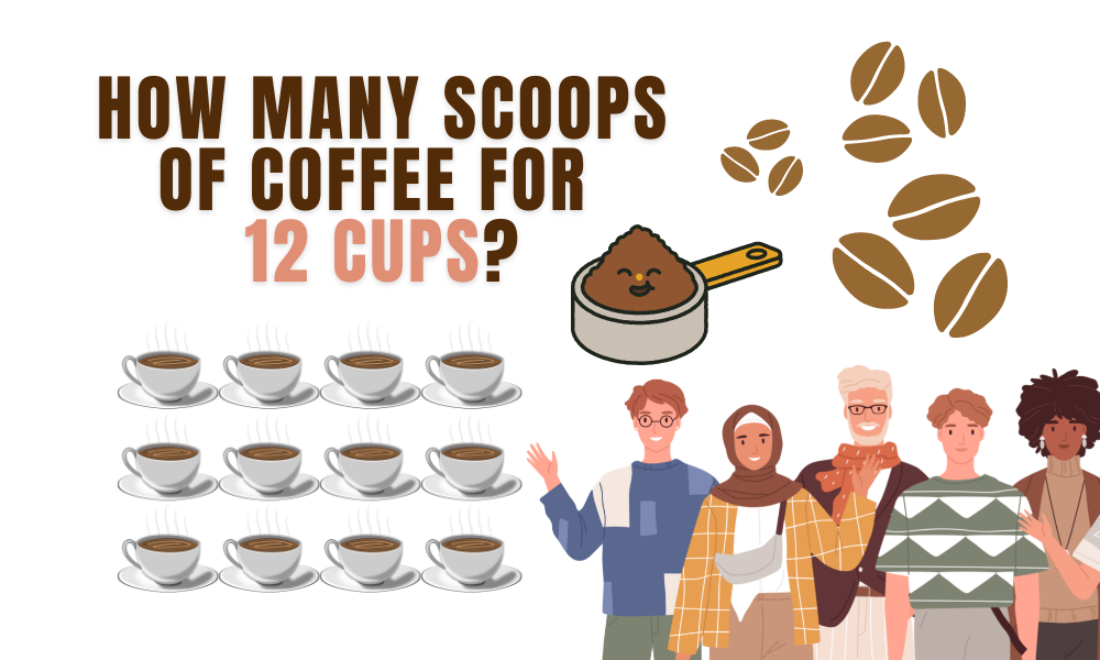 How much coffee grounds deals for 12 cups