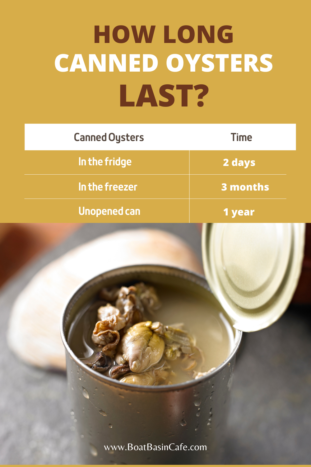 Do Canned Oysters Go Bad?