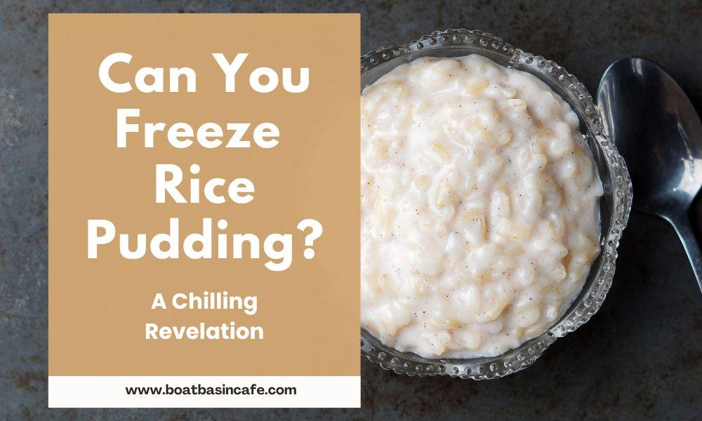can i freeze rice pudding