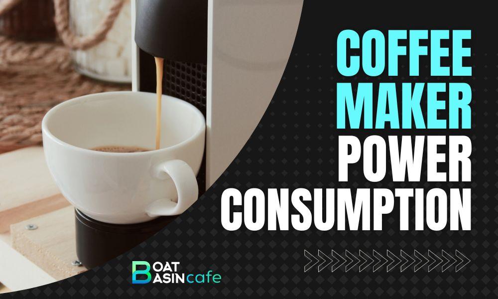 how much power does a coffee maker use