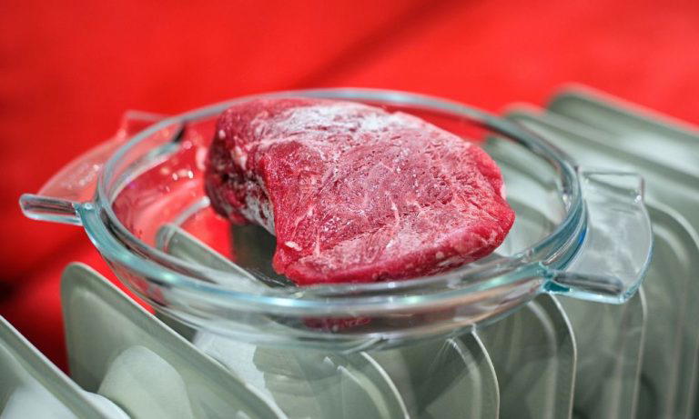 The Pros And Cons Of Defrosting Steak On The Counter A Comprehensive   Defrosting Steak On The Counter 768x461 