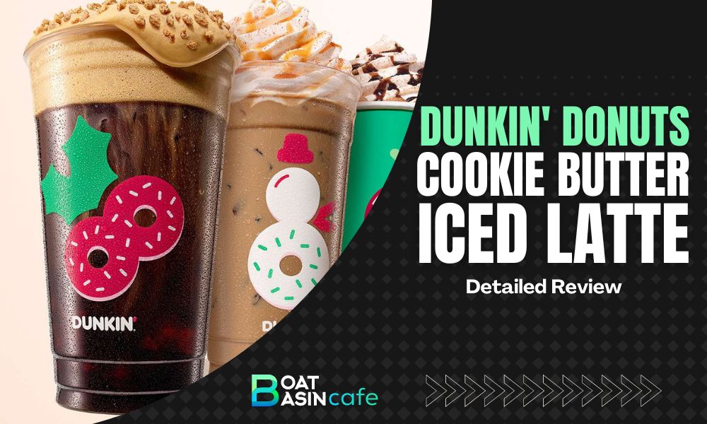 cookie butter iced latte dunkin