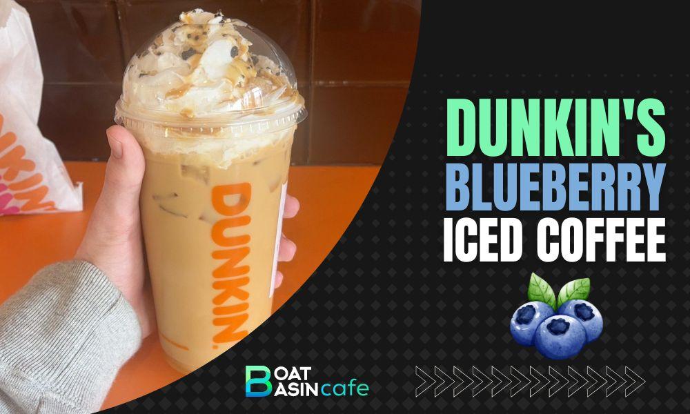 dunkin blueberry iced coffee