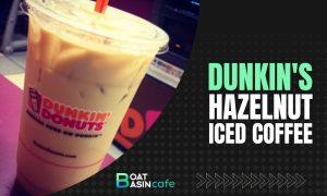 dunkin hazelnut iced coffee