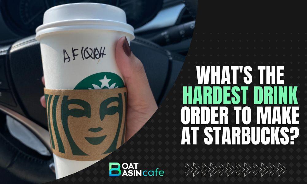 What’s the Hardest Drink Order to Make at Starbucks? A Barista Reveals the Most Challenging Concoctions