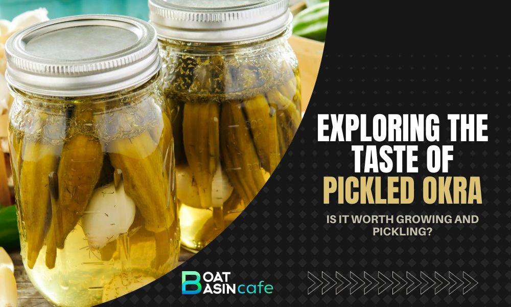 what does pickled okra taste like