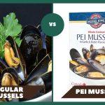 pei mussels vs regular mussels