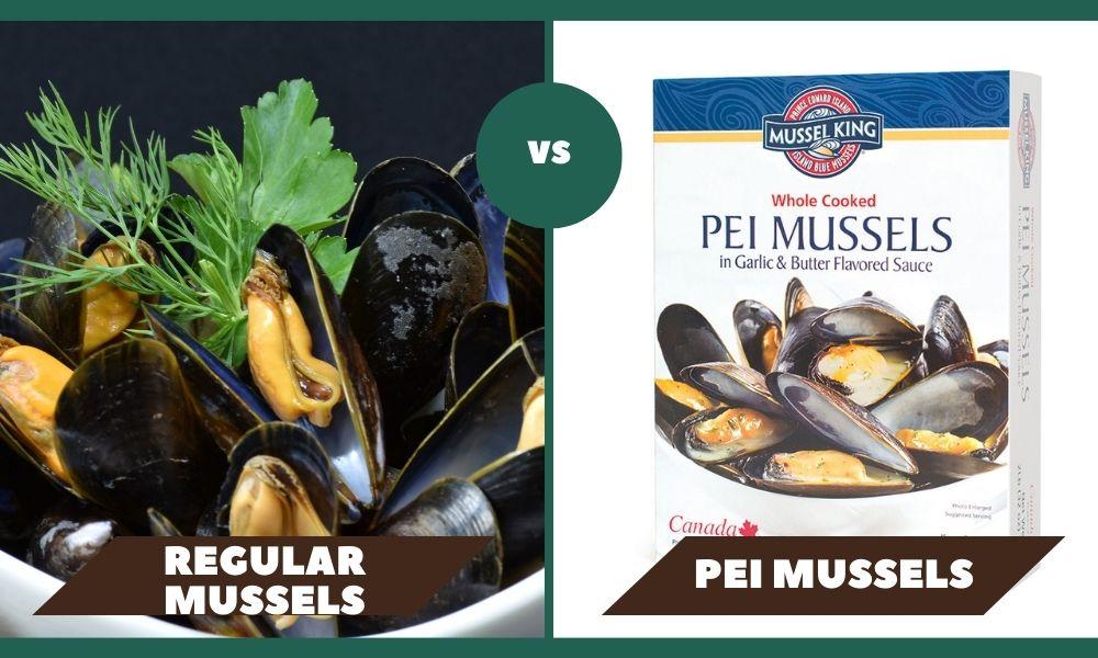 pei mussels vs regular mussels