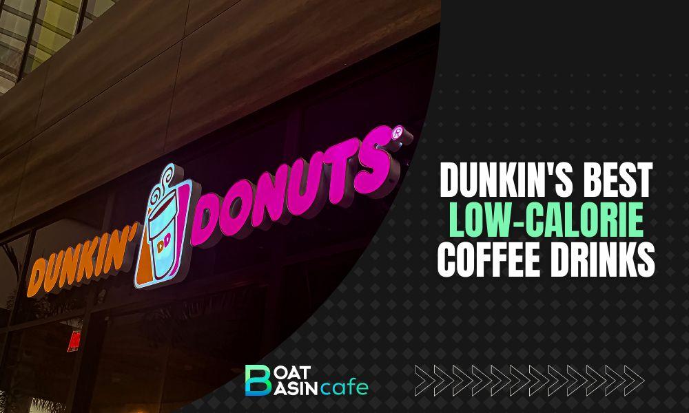 Low calorie coffee dunkin
