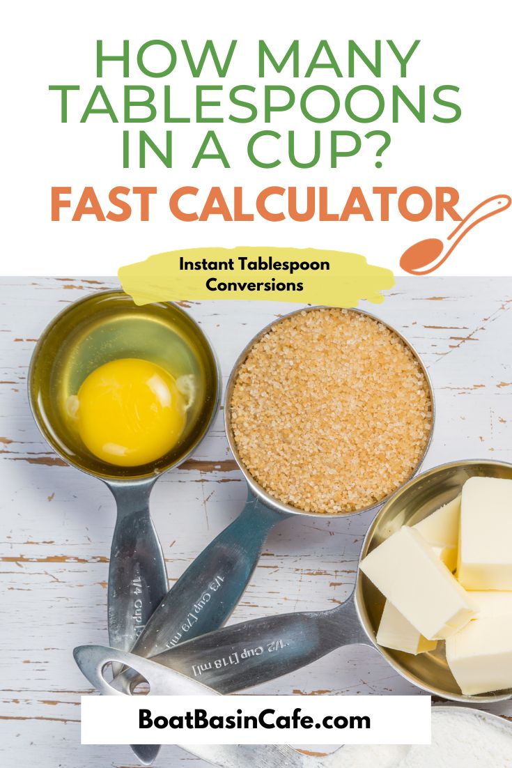 How Many Tablespoons In A Cup? A Fast Calculator Included!