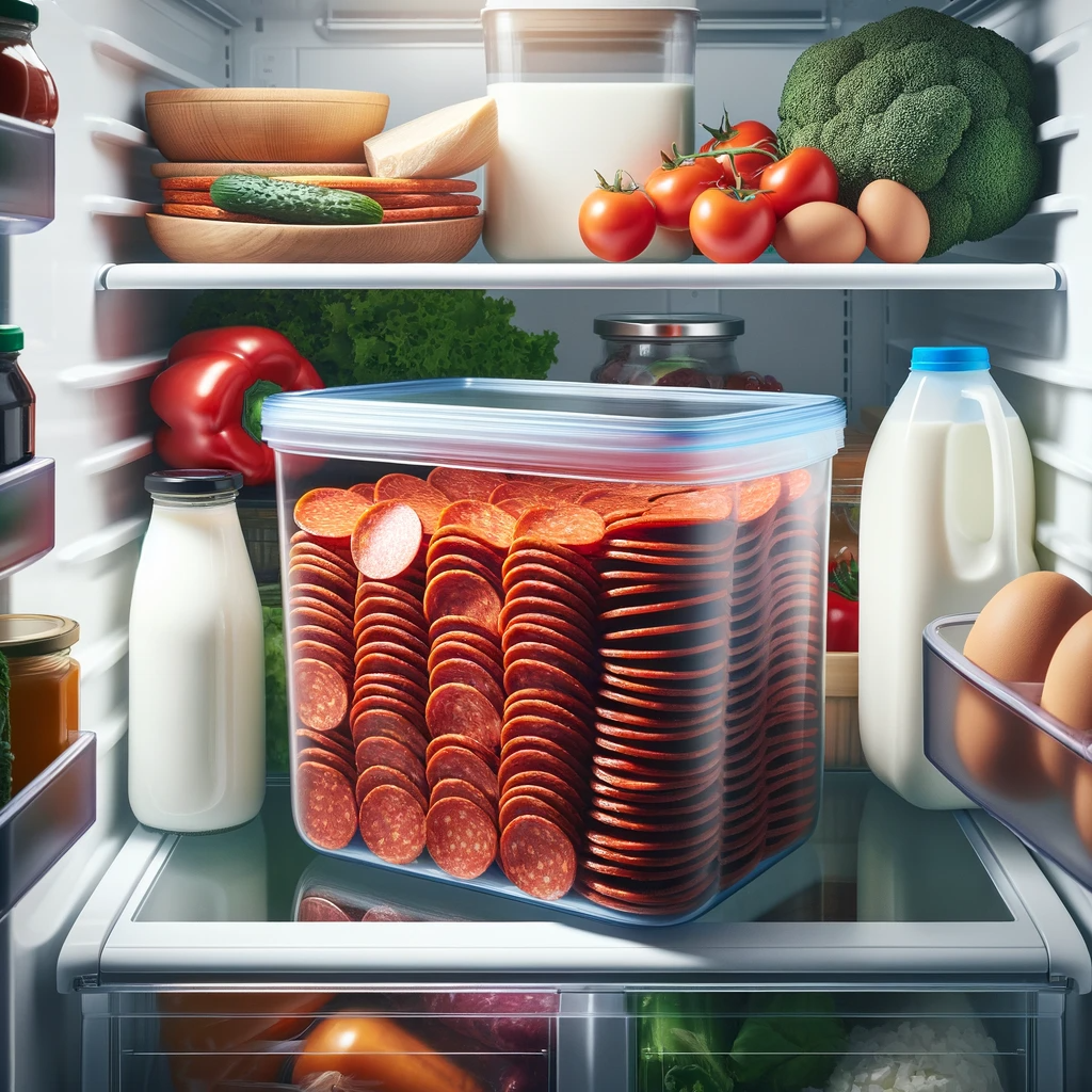 Best Practices for Pepperoni Storage - In the Fridge