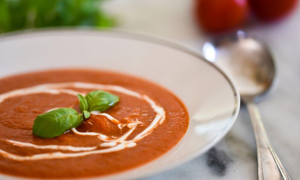 Where should you take the temperature of tomato basil soup 3