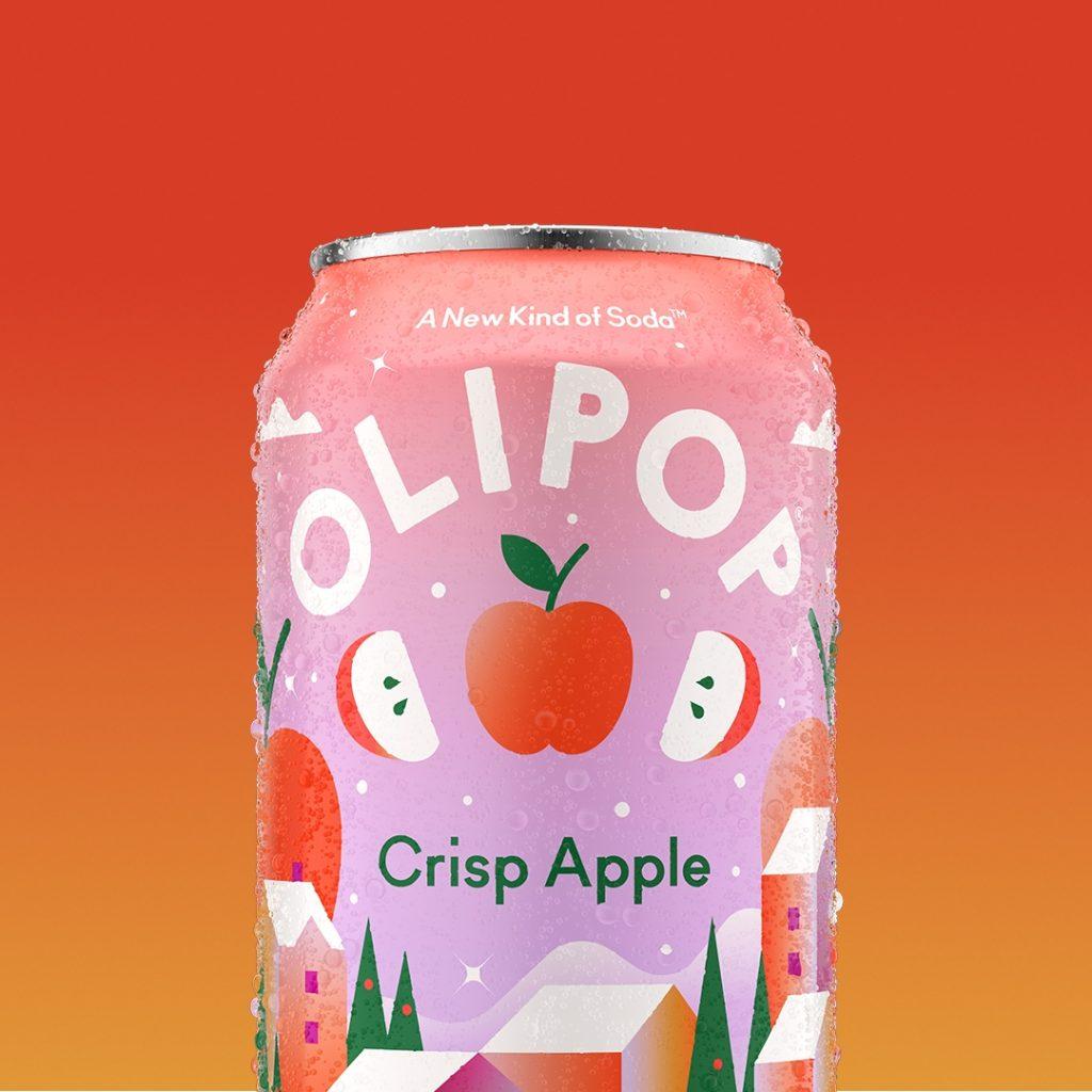 Olipop Crisp Apple craft soda