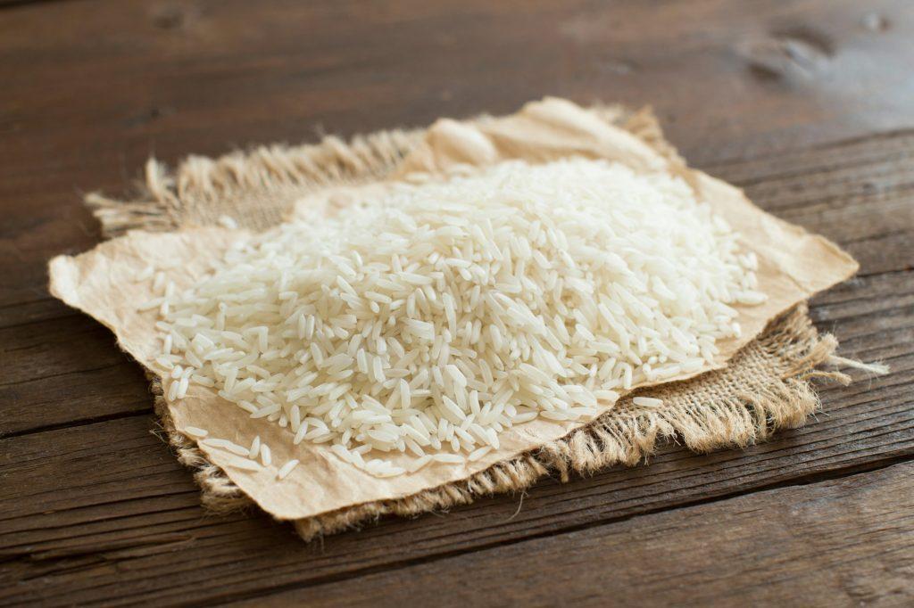 Pile of Basmati rice